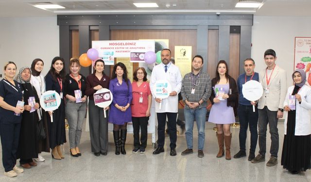 Osmaniye Eğitim ve Araştırma Hastanesinde Dünya Kanser Günü Etkinliği