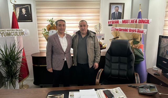 OGC Başkanı İsrafil Avcı, Şoförler ve Otomobilciler Odası Başkanı Mehmet Kara'yı Ziyaret Etti