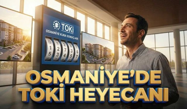 Osmaniye’de Konut Heyecanı Başlıyor 2 bin 990 Ev Sahibini Buluyor