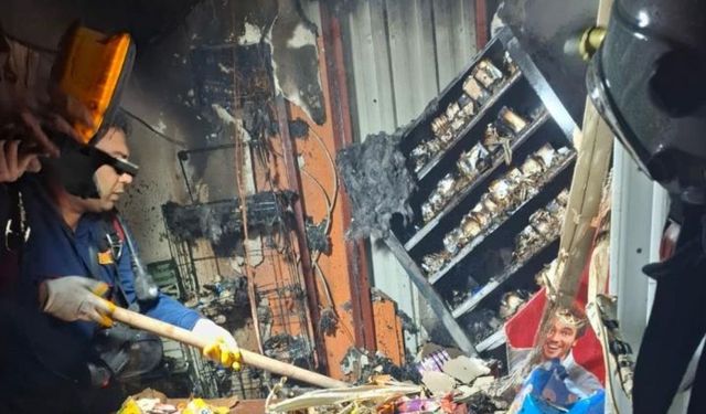 Osmaniye’de Korku Dolu Dakikalar: Alevler Marketten Yükseldi!