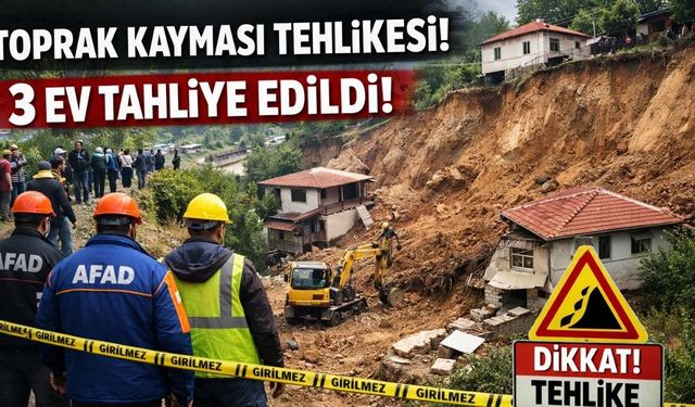 Osmaniye'nin Düziçi İlçesinde Toprak Kayması: Risk Altındaki 3 Ev Tahliye Edildi