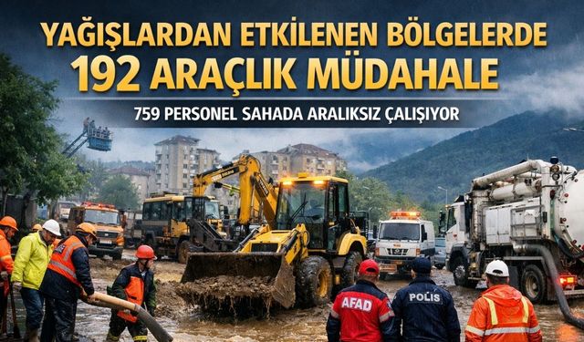Sağanak Sonrası Kritik Hamle: Osmaniye’de 192 Araç ve Yüzlerce Personel Görevde!