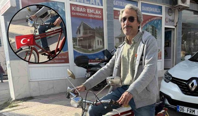 41 Yıllık Tutku: İlk Kazancıyla Aldığı Bisikletinden Hiç Vazgeçmedi