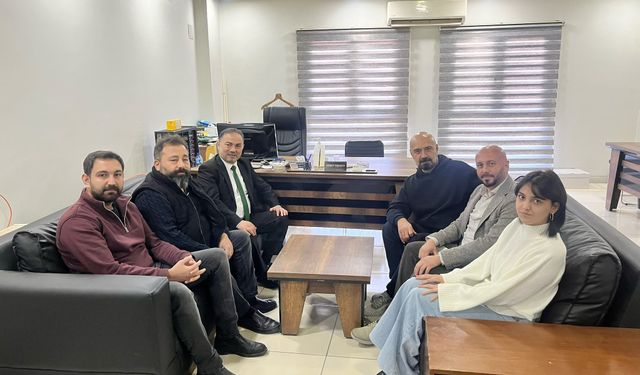 BİK Bölge Müdürü Dr. Çetin Oranlı Hasret Gazetesi'ni Ziyaret Etti