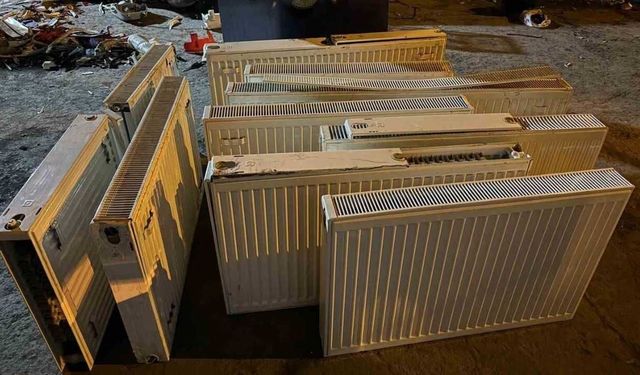 İskenderun’da kalorifer peteği hırsızları yakalandı