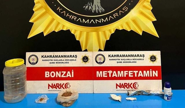 Kahramanmaraş’ta yasaklı madde operasyonu