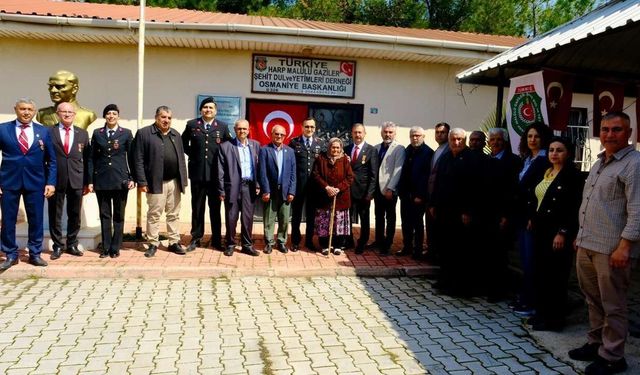 Osmaniye'de Çanakkale Zaferi’nin 111. Yılında Şehit Yakınları ve Gaziler Unutulmadı