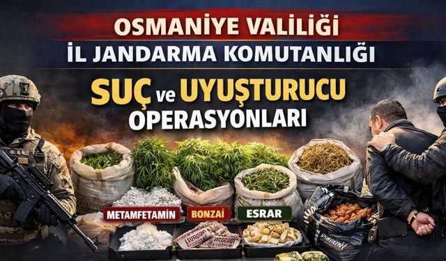 Osmaniye’de Dev Operasyonun Bilançosu Açıklandı