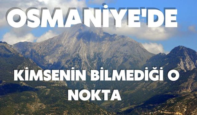 Osmaniye'de kimsenin bilmediği o nokta: 2400 metrede asırlık gelenek sürüyor