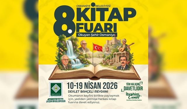 Osmaniye’de Kitap Şöleni Başlıyor! 8. Kitap Fuarı Kapılarını Açıyor