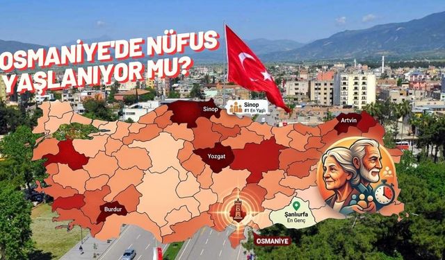 Osmaniye'de Nüfus Yaşlanıyor mu? TÜİK 2025 Verileri Açıklandı!