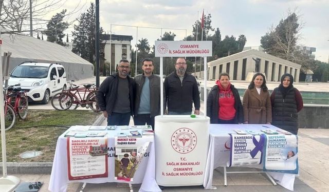 Osmaniye’de Ramazan Ayında Toplum Sağlığı İçin Saha Çalışması