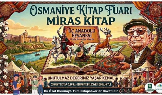 Osmaniye’de Vefa Projesi: İlk ‘Miras Kitap’ Yaşar Kemal Oldu