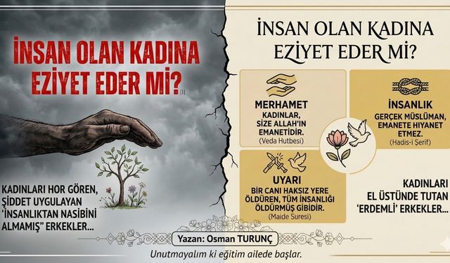 İnsan Olan Kadına Eziyet Eder mi?