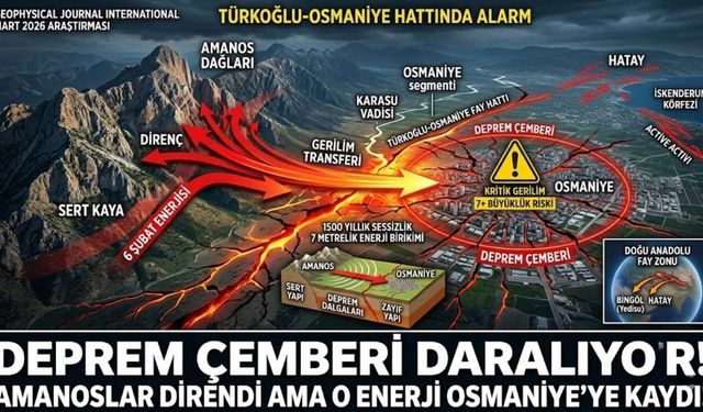 Deprem Çemberi Daralıyor!  Amanoslar Direndi Ama O Enerji Osmaniye’ye Kaydı!