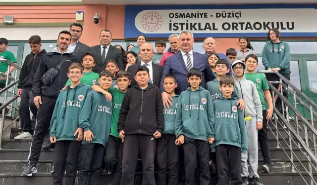 Düziçi Belediye Başkanı Mustafa İba, Öğrencilere ve Öğretmenlere Moral Ziyaretleri Gerçekleştirdi