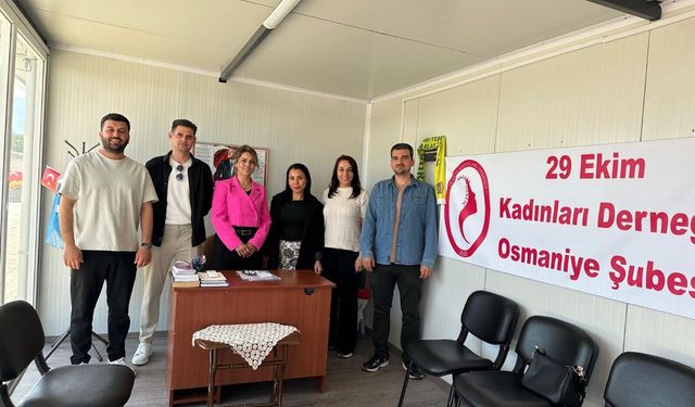 Osmaniye Sağlıklı Hayat Merkezi, 29 Ekim Kadınlar Derneği’ni Ziyaret Etti