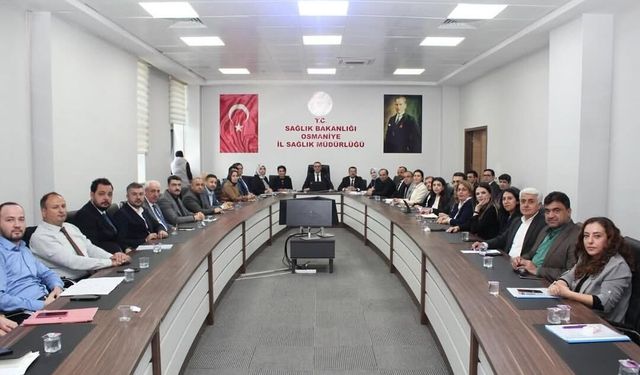 Osmaniye’de Sağlık Tesisleri Masaya Yatırıldı: Kalite ve Verimlilik Toplantısı Düzenlendi