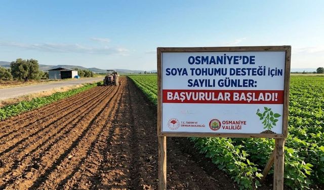 Osmaniye'de Soya Tohumu Desteği İçin Sayılı Günler: Başvurular Başladı!
