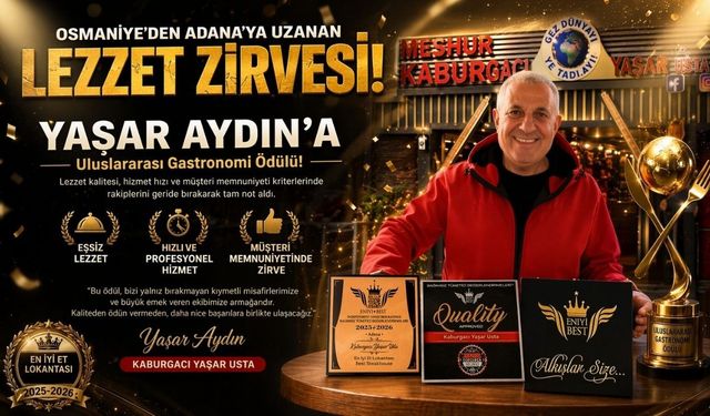 Osmaniye’nin Gururu Yaşar Aydın’dan Dünya Çapında Başarı