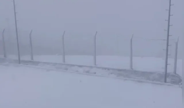 Osmaniye’nin Yüksek Kesimlerine Nisan Karı Bahçe’de Kartpostallık Manzaralar