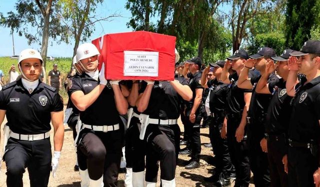 Adanalı Şehit Polis Memuru Aydın Üyenarık Son Yolculuğuna Uğurlandı