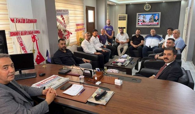 Anahtar Parti Osmaniye İl Teşkilatı’ndan Şoförler Odası’na Ziyaret