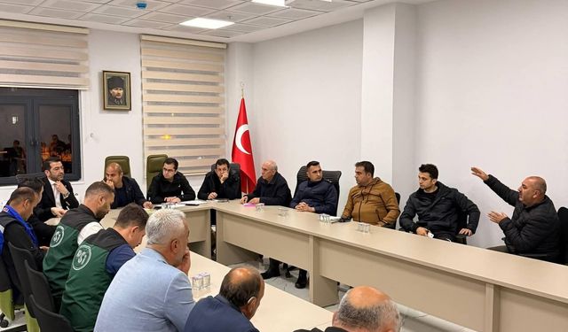 Bahçe’de Sel Mesaisi