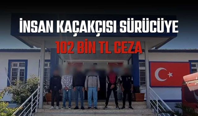 Hatay’da Göçmen Kaçakçılığı Operasyonu: Sürücüye 102 Bin TL Ceza