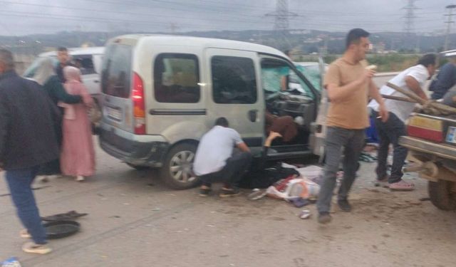 Osmaniye'de Korkunç Zincirleme Kaza,4 Ağır Yaralı!