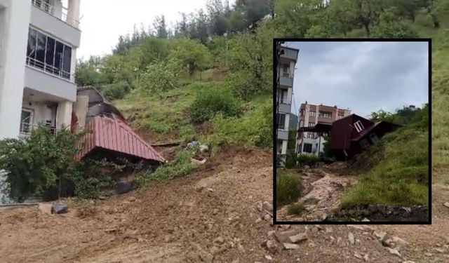 Osmaniye'de Korkutan Heyelan! Facianın Eşiğinden Böyle Dönüldü