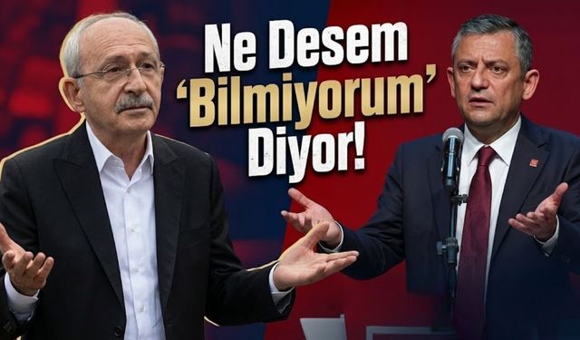 Özgür Özel’den Kılıçdaroğlu’na Hukuk Sitemi "Ne Desem 'Bilmiyorum' Diyor"