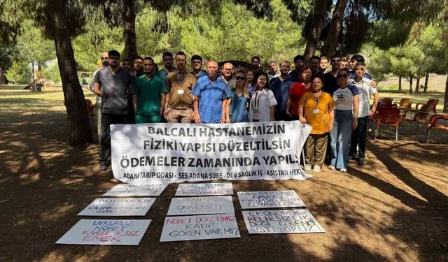 Balcalı Hastanesinde 3 günlük iş bırakma eylemi