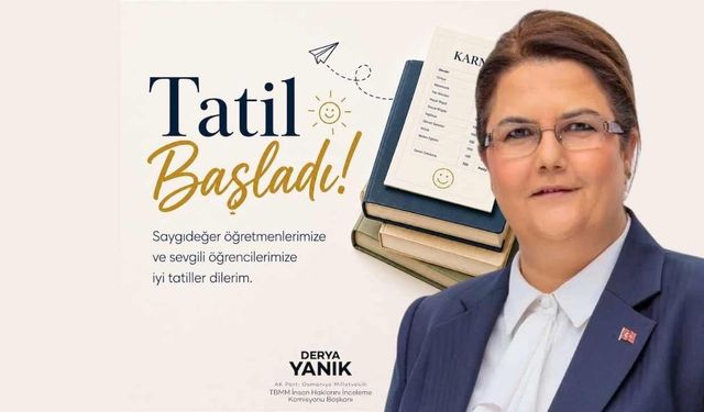 Osmaniye Milletvekili Yanık’tan Eğitim Camiasına Karne Günü Paylaşımı