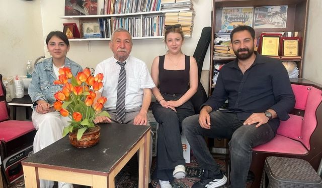 Hasret Gazetesi Ekibi Mustafa Bardak'ı Ziyaret Etti