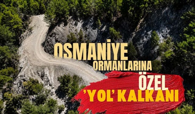 Osmaniye Ormanlarına Özel 'Yol' Kalkanı