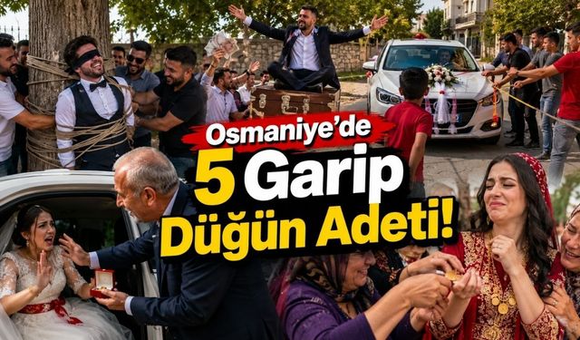 Osmaniye’de Evlenecek Çiftler Dikkat! İşte Karşılaşacağınız En Garip 5 Düğün Adeti