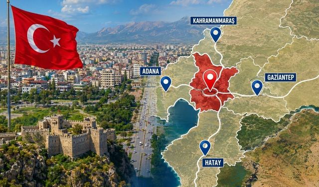 Osmaniye'ye yakın olan iller