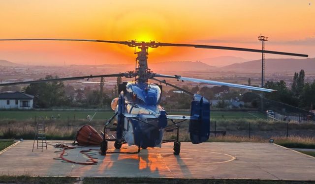 Yeşil Vatanı Korumak için K-32 Yangın Helikopteri Osmaniye’de Göreve Hazır
