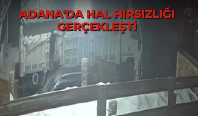 Adana'da hal hırsızlığı gerçekleşti