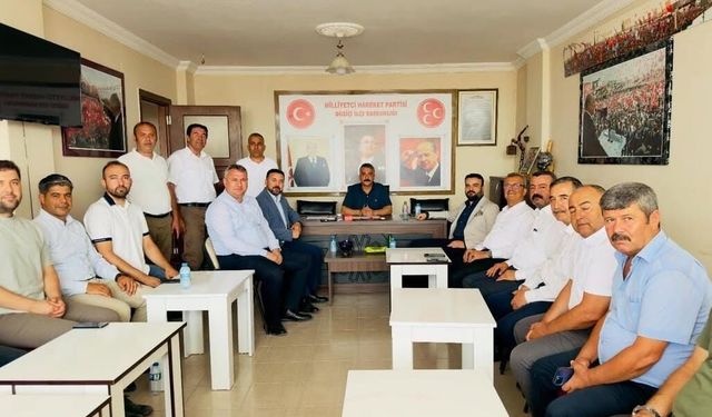 AK Parti’den MHP Düziçi İlçe Başkanlığı’na Hayırlı Olsun Ziyareti