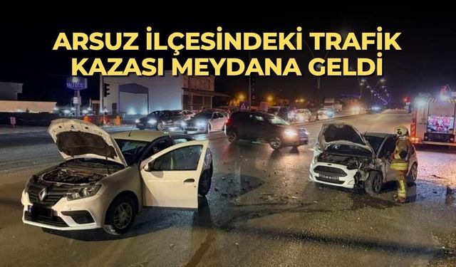 Arsuz ilçesindeki trafik kazası meydana geldi