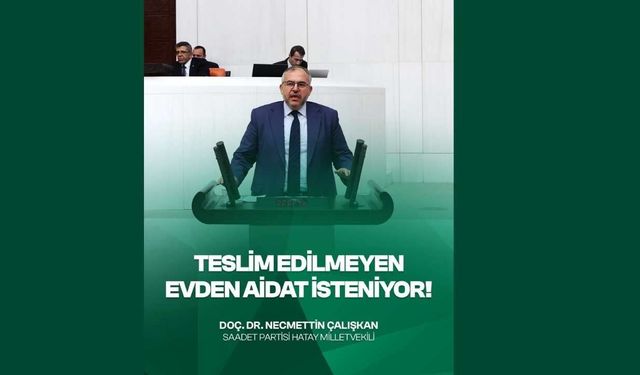 Hatay TOKİ konutlarında teslim edilmeyen evlere aidat şoku