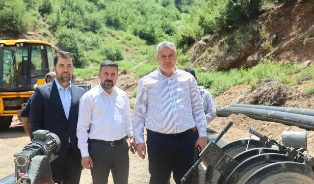 Düziçi'nde Asbestli Su Boruları Tarihe Karışıyor