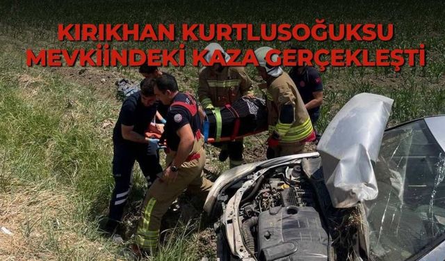 Kırıkhan Kurtlusoğuksu mevkiindeki kaza gerçekleşti