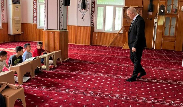 Osmaniye İl Müftüsü Dr. Ahat Taşcı'dan Yaz Kur'an Kurslarına Ziyaret