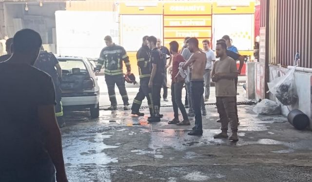 Osmaniye'de Sanayi Sitesinde Patlama! Gaz Sıkışması Alev Aldı