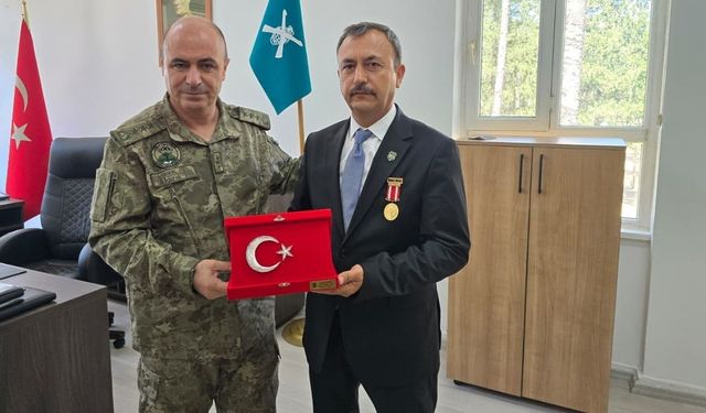 Osmaniye Şehit ve Gazi Derneğinden Garnizon Komutan Vekiline Hayırlı Olsun Ziyareti
