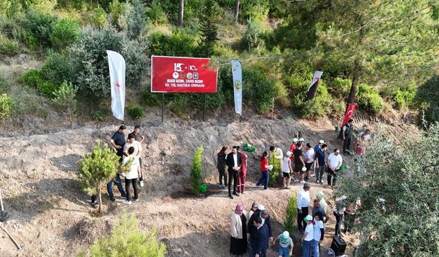 Osmaniye'de 15 Temmuz 10. Yıl Hatıra Ormanı Kuruldu