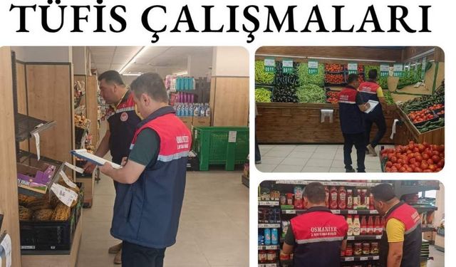 Osmaniye'de Etiket Oyununa Son! Fahiş Fiyata Karşı TÜFİS Kalkanı